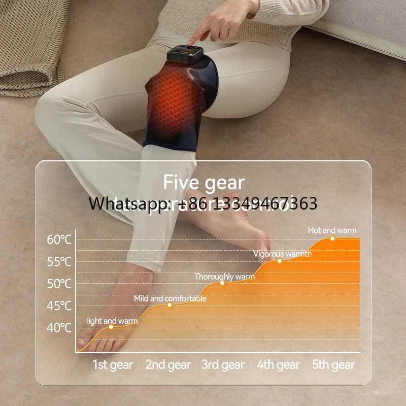 

Electric Smart Knee Massager Pain Relief Electrically Hot Compression Infrared Heat and Vibration Elbow Shoulder Knee Massager