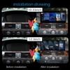 BMW 5シリーズ E60 E61 E62 (2005-2008) CCC CICシステム搭載車用 右ハンドル ワイヤレスCarPlay マルチメディアディスプレイ タッチスクリーン 4G WFI対応 2