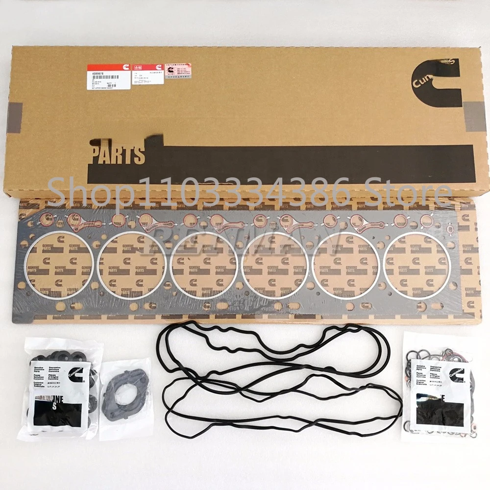 مجموعات حشية المحرك العلوية ، طقم إصلاح لكومينز 6l Qsl L8.9 Qsc8.3 Qsl9 ،