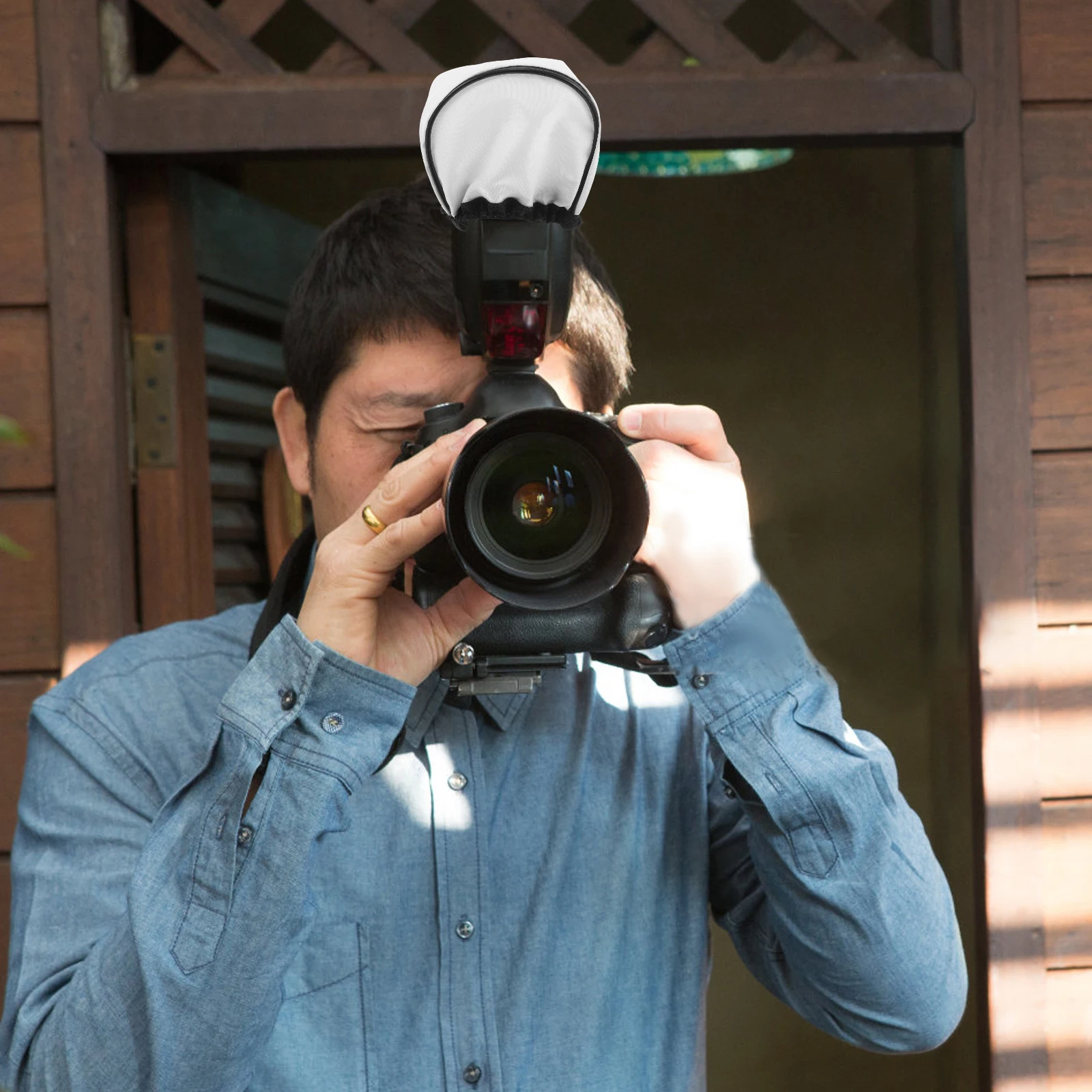 

Flash Cloth Cover Diffuser for Flashlight Bounce Soft Sleeves Camera Fabric Blackout Panel