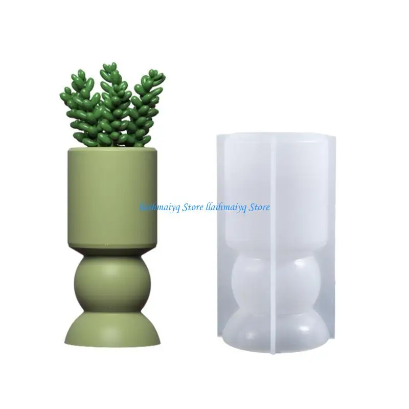 573B Artistic Silicone Base Molds Resin Epoxy Molds Round for Candle
