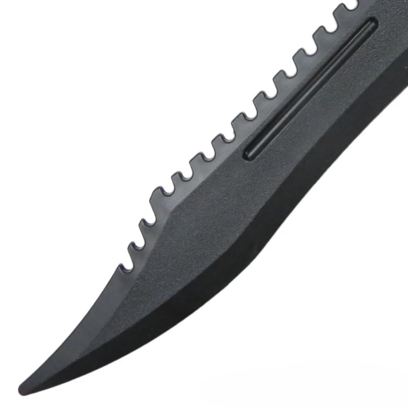 Cuchillo Katana de plástico de 36,5 cm/14,17 pulgadas, accesorios de exhibición para entrenamiento práctico, periféricos de juego, suministros para fiestas, adornos de modelo de juguete al aire libre