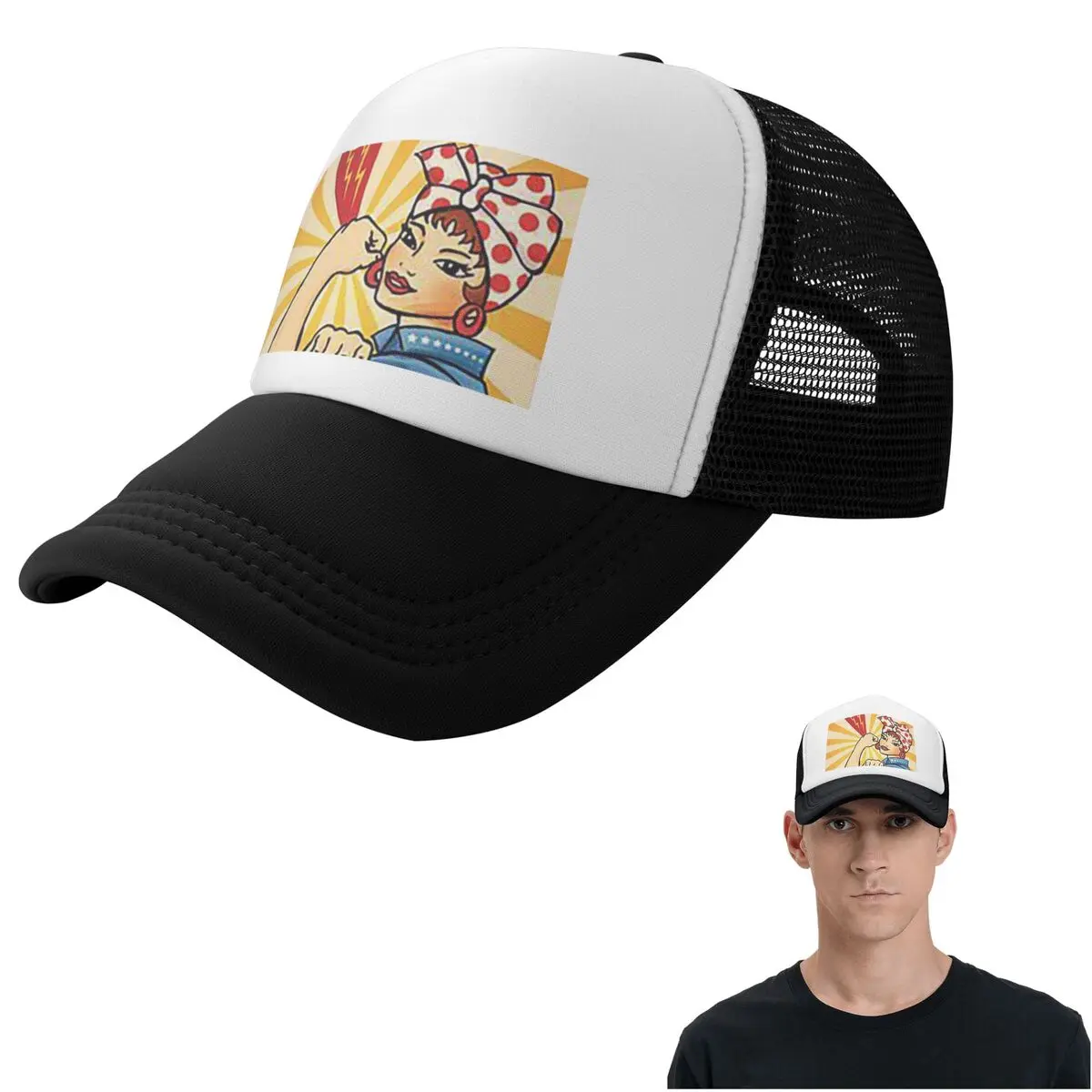 Arepas Venezuela (9) Cap Casual Mesh Baseball Caps Adjustable Hat Hip Hop Summer Unisex Baseball Hats