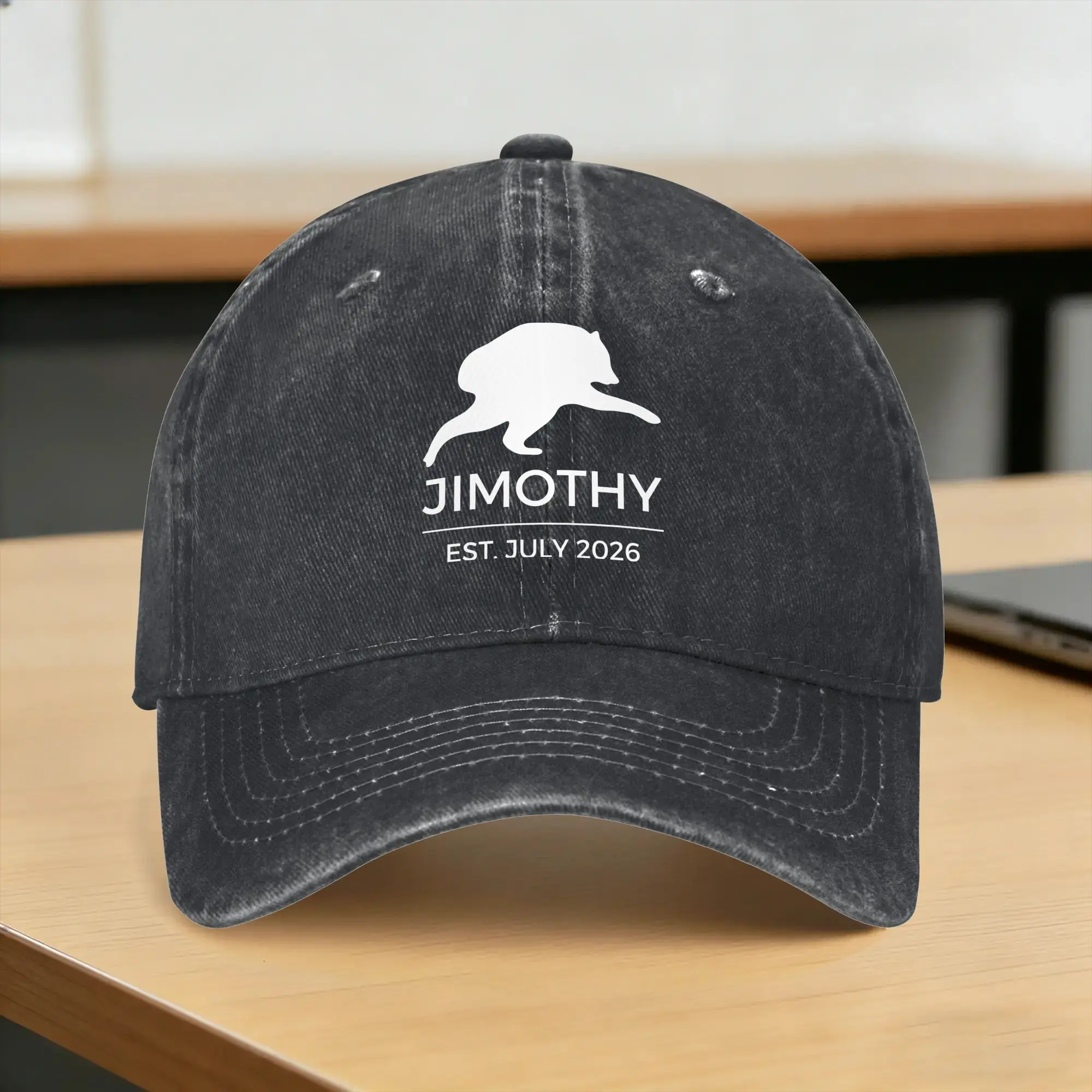 Summer Jimothy raccoon seattle meme Baseball Cap Sun High Quality Print Washed Trucker Hat Women Men Trendy Hippie Baseball Caps