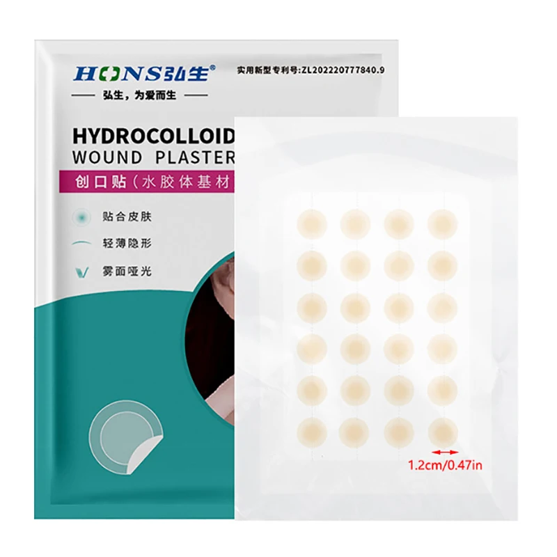 12/15/24/36 قطعة بقع حب الشباب غير مرئية إزالة بثرة الغروانية المائية بقع البقع علامات المخفي إصلاح ملصق