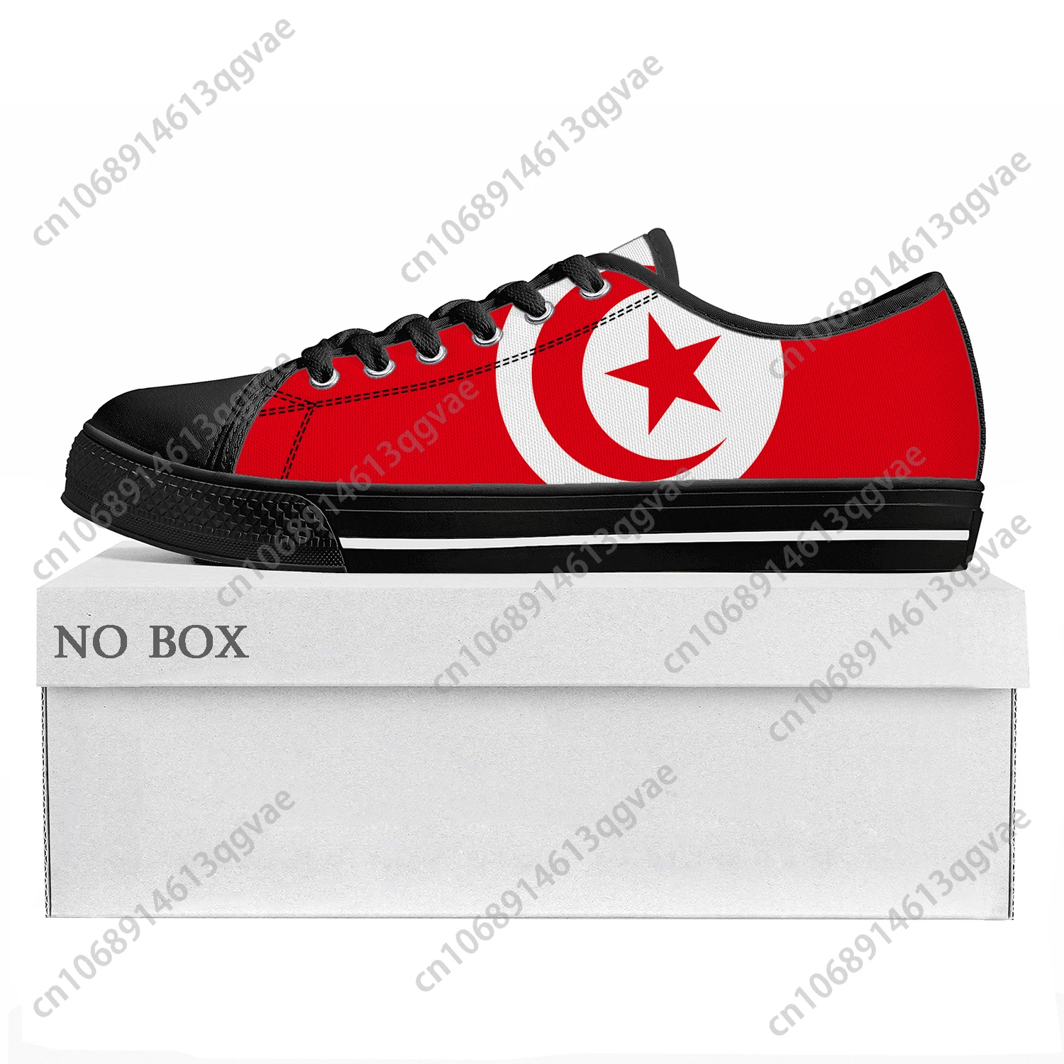 

Tunisian Flag Low Top High Quality Sneakers Mens Womens Teenager Canvas Sneaker Tunisia Prode Casual Couple Shoes Custom Shoe