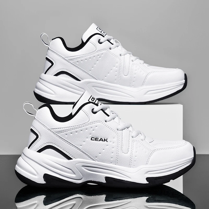 

Men's plus size light casual sneakers Four seasons new soft sole non-slip outdoor breathable running shoes students sports shoes