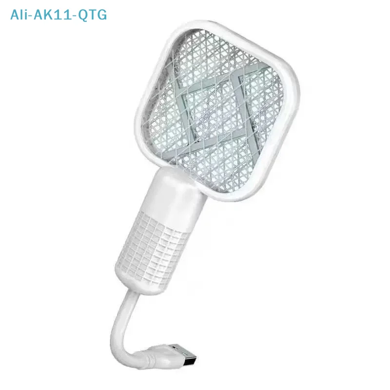 HOT! [New] Pest Control USB Mosquito Swatter Trap Electric Shock Mini Fly Bug Zapper UV Light Portable  Racket Bedroom