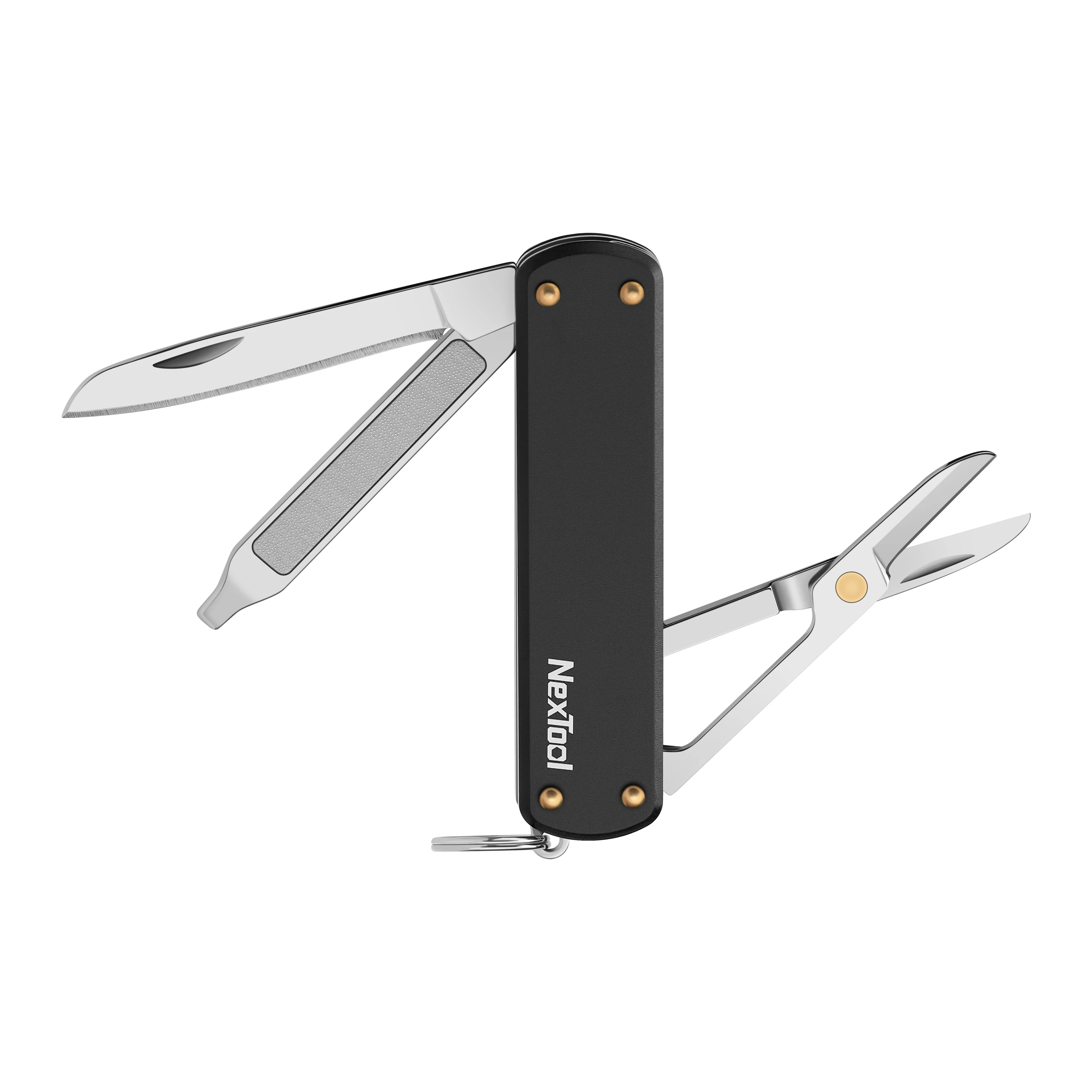 NexTool Mini Knight K10 5-in-1 Multitool Draagbare Sleutelhanger EDC Gereedschap Opvouwbare Schaar Zakmes Vijl Voor Buiten Handgereedschap