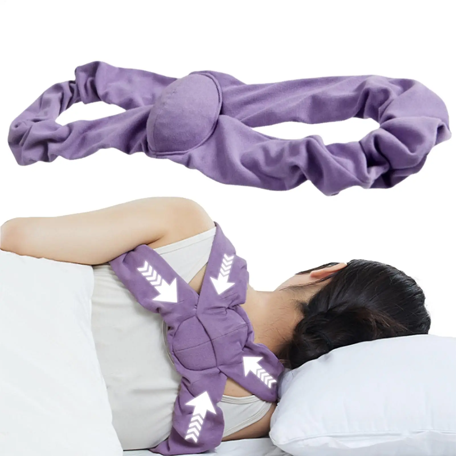 

Back Corrector For Men Figure-8 Adjustable Elastic Back Support Correction Brace For Long Working People Adults Teens College