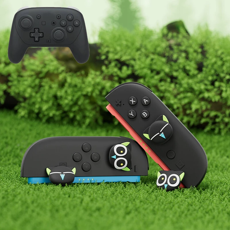 Luoxiaohei سيليكون لينة متحكم الأصابع xbox one قبضة غطاء الغطاء الواقي للتبديل 2 Joy-con/NS 2 Pro أذرع التحكم في ألعاب الفيديو NS2 حامي