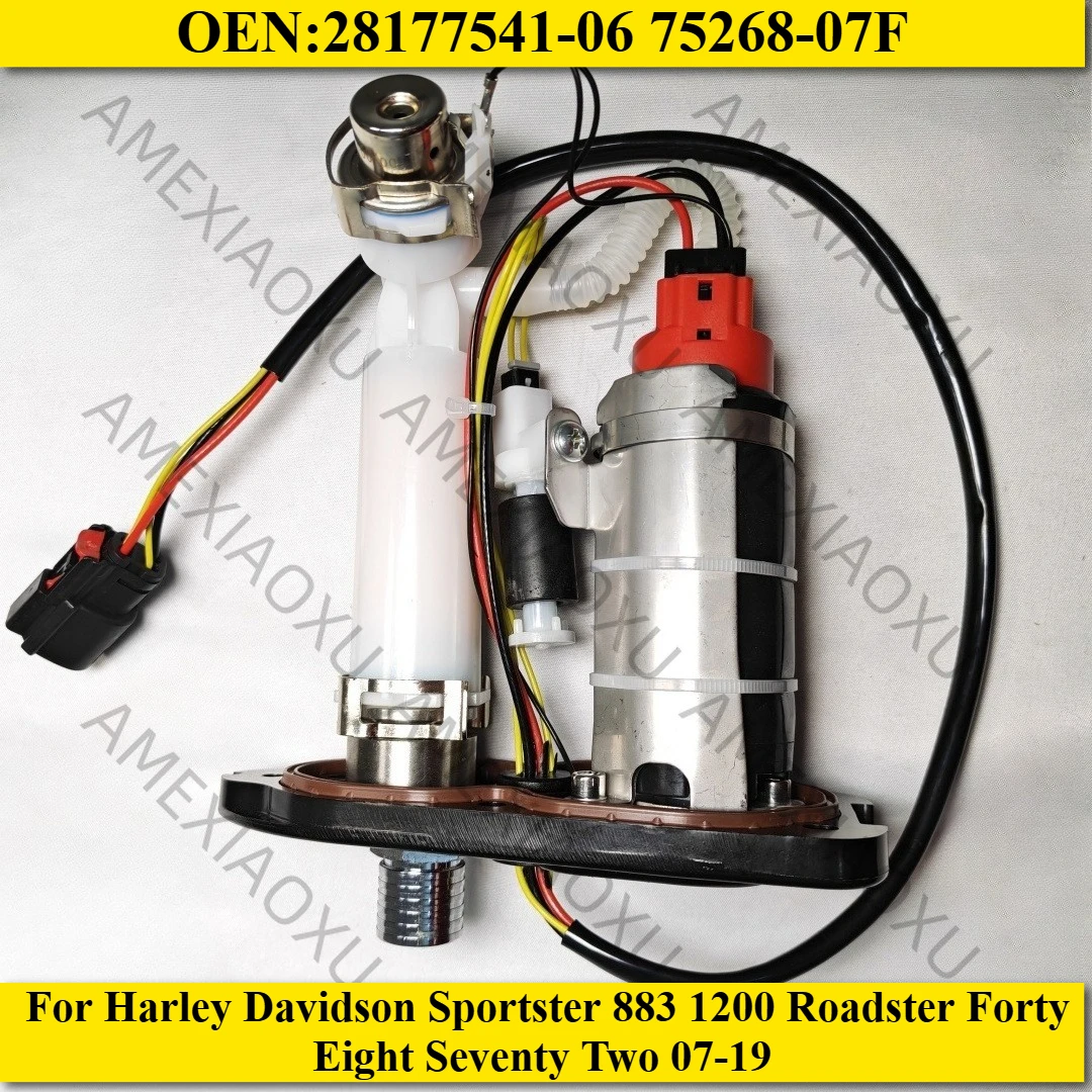 28177541-06 75268-07F Fuel Pump Module Assembly For Harley Davidson Sportster 883 1200 Roadster Forty Eight Seventy Two 07-19