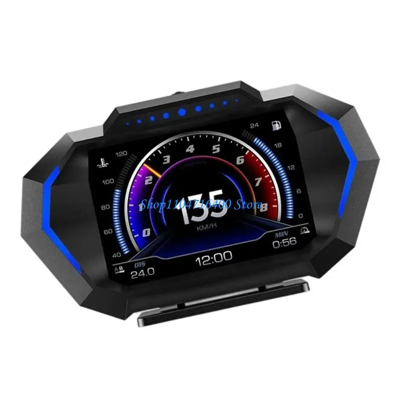 

y1gd Дисплей HUD проектора данных автомобиля в реальном времени с датчиком наклона и сигнализацией скорости