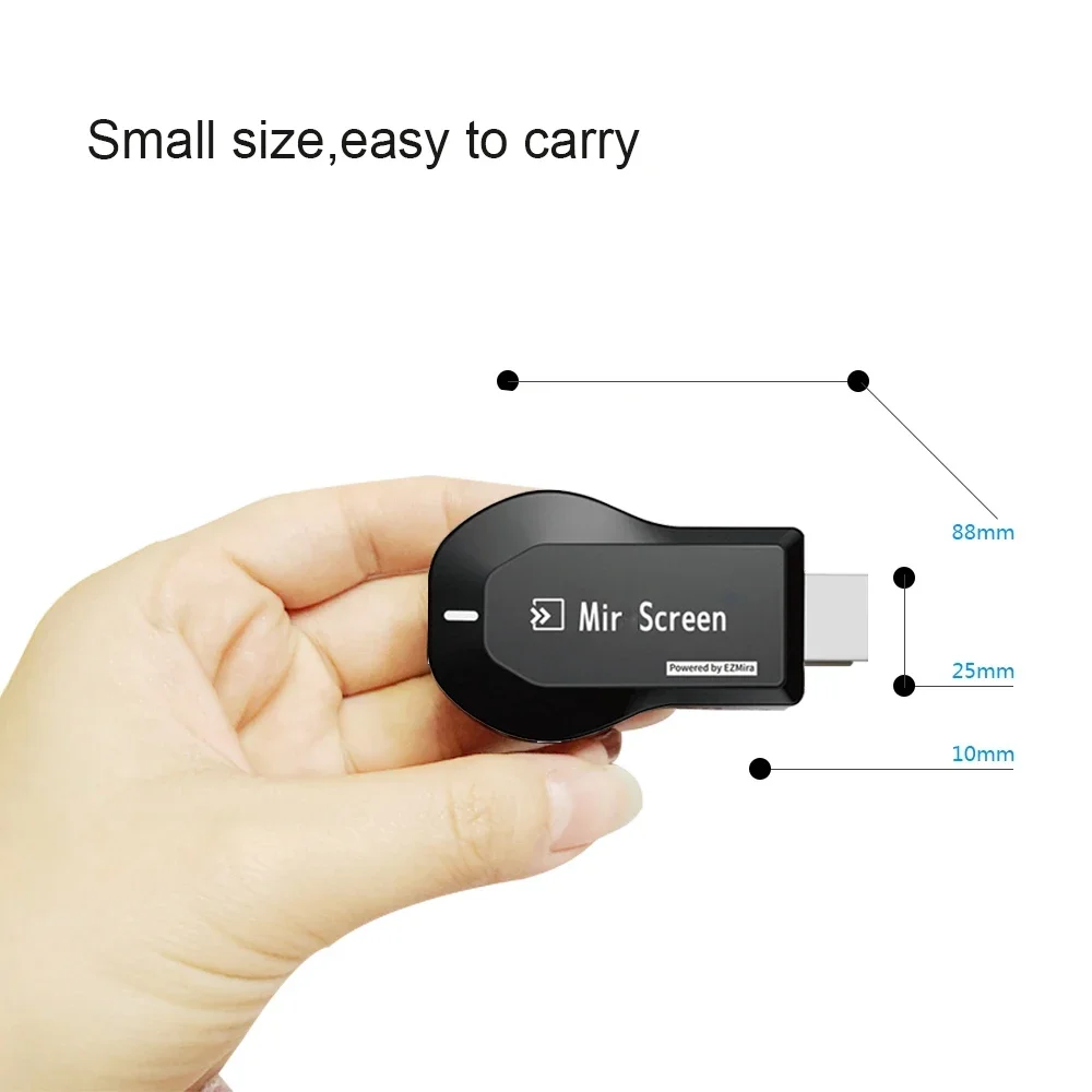 Anycast Tv Stick 1080P Schermo Specchio TV Dongle Display DLNA wireless Adattatore compatibile HDMI Airplay Miracast per IOS Android