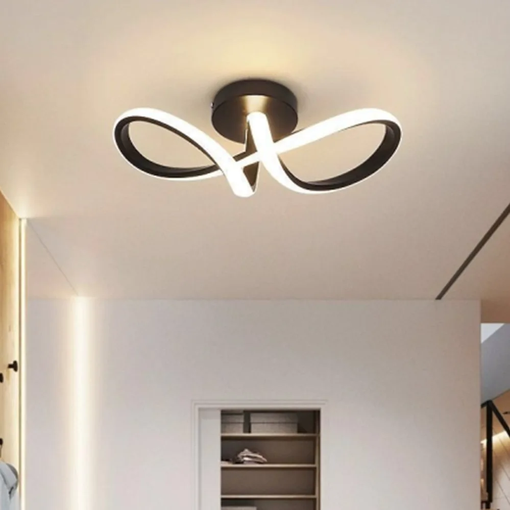 

3-цветный светодиодный потолочный светильник, светильник для коридора, минималистичные линейные лампы, проход, прихожая, лестница, угол, домашний декор, светодиодный