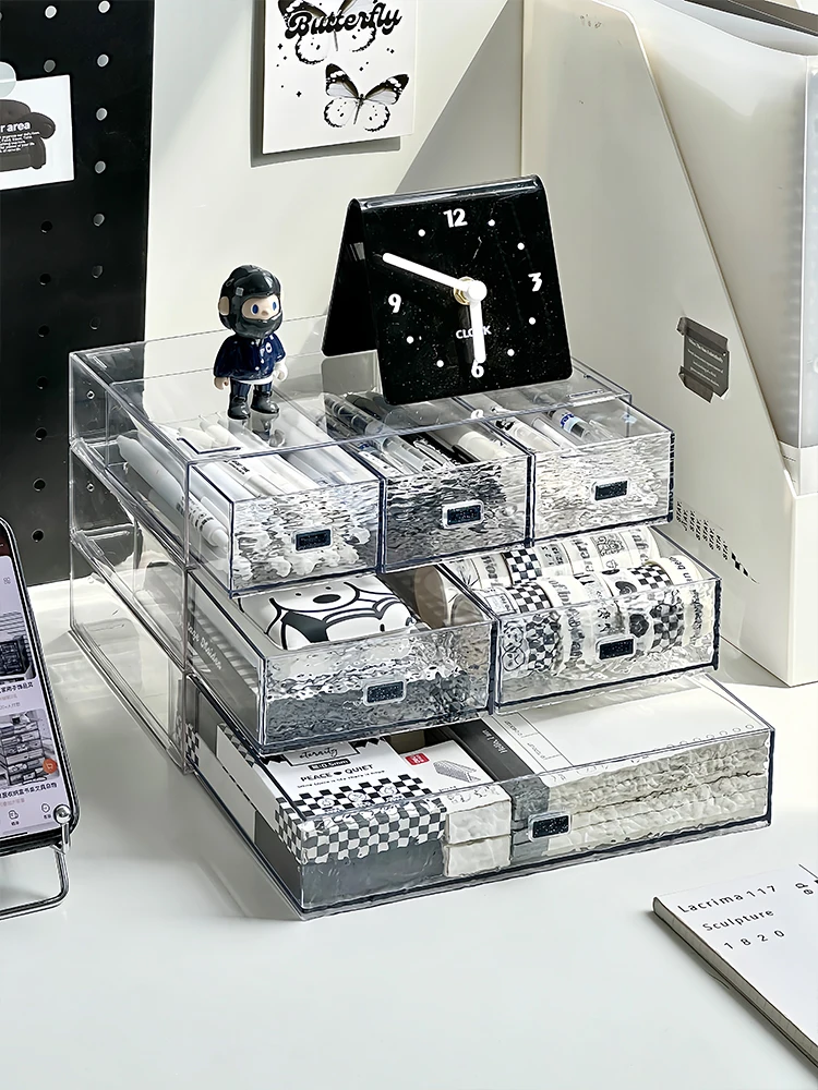 

Multi-Functional Desktop Organizer Box Der Sle Stationery Storage Box for Office Workers Student Desk ential Tool