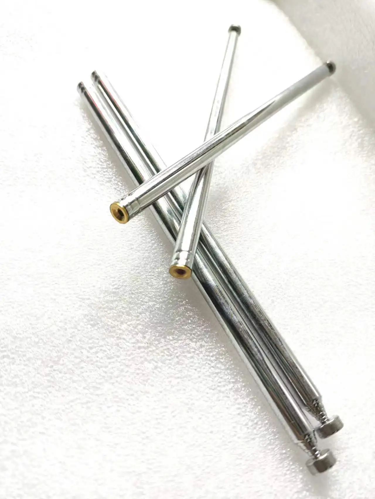 Antenne de remplacement télescopique M3 pour récepteur audio radio FM AM et TV, diamètre 7mm, 7 sections, filetage de vis interne, antenne, 10 pièces