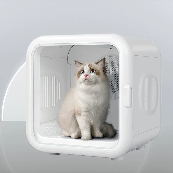 Adjustable Speed and Temperature Timer Low Noise dog cat Grooming Dryer box Automatic pet Hair Drying Machine