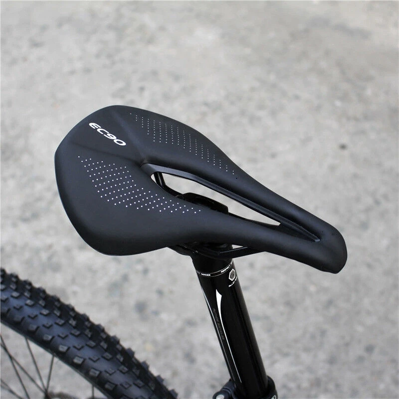 EC90 Bicycle Seat Mtb Road Bike Saddle PU Ultralight Breathable Comfortable Cushion Racing Saddles Parts Components 240x143mm