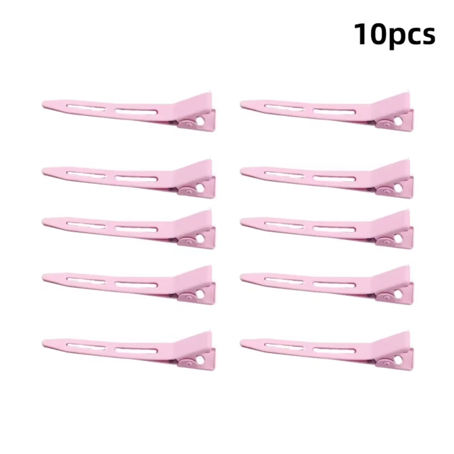 10 قطعة مقاطع الشعر منقار البط الأسود نونسليب التمساح مقاطع الشعر صالون الحلاقة تصفيف الشعر الموت إكسسوارات الشعر