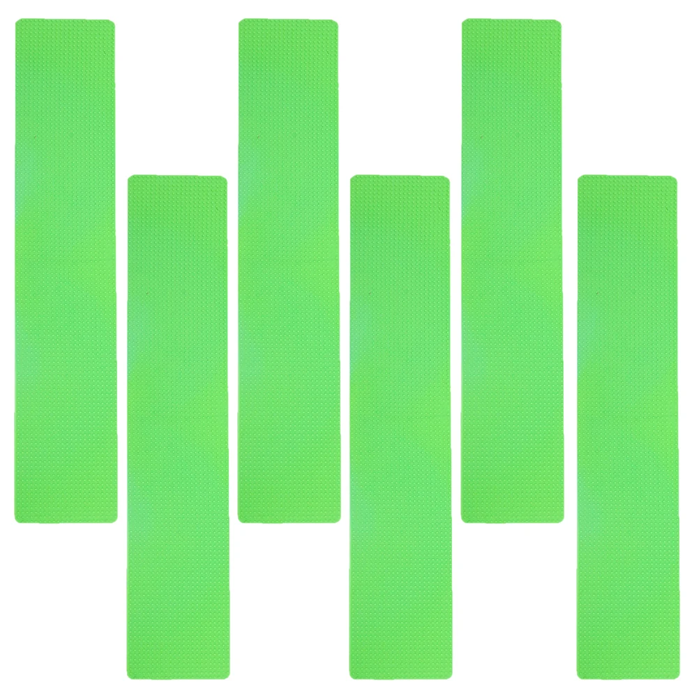 6pcs Landmark Mats Tennis Court Lines Basketball Training Equipment Outdoor Accessories Durable PVC Sports Field Markers