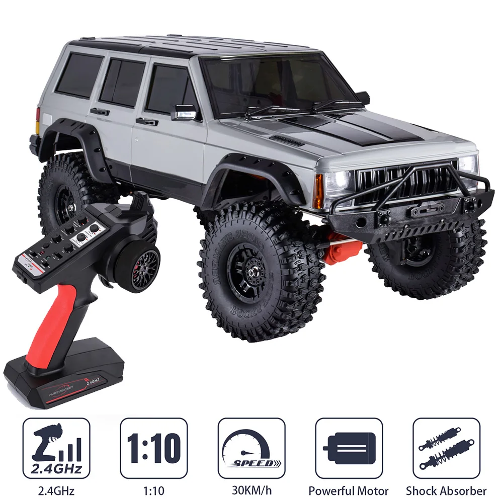 

Ax-8509 1/10 Cherokee Remote Control Car 2.4ghz 4wd Rc Crawler Emulation Rtr Climbing Truck Model Toys For Kids Boys Gifts 14+