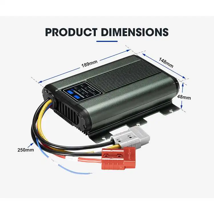 ATEM POWER Meertraps dubbele batterij 12V 60A DC NAAR DC-batterijlader voor campers