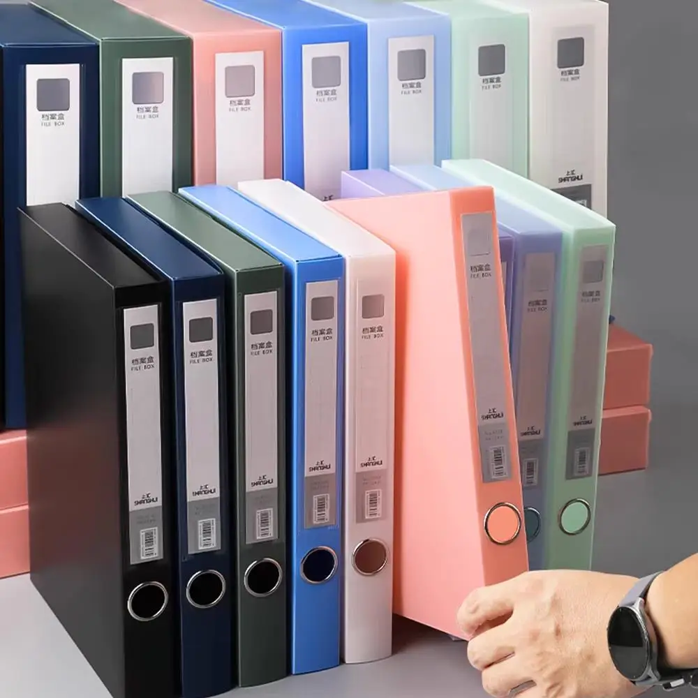 A4/A5 File Folder Test Paper Data Storage Box Student Folder School Office Supplies Stationery Document File Box Desk Organizer