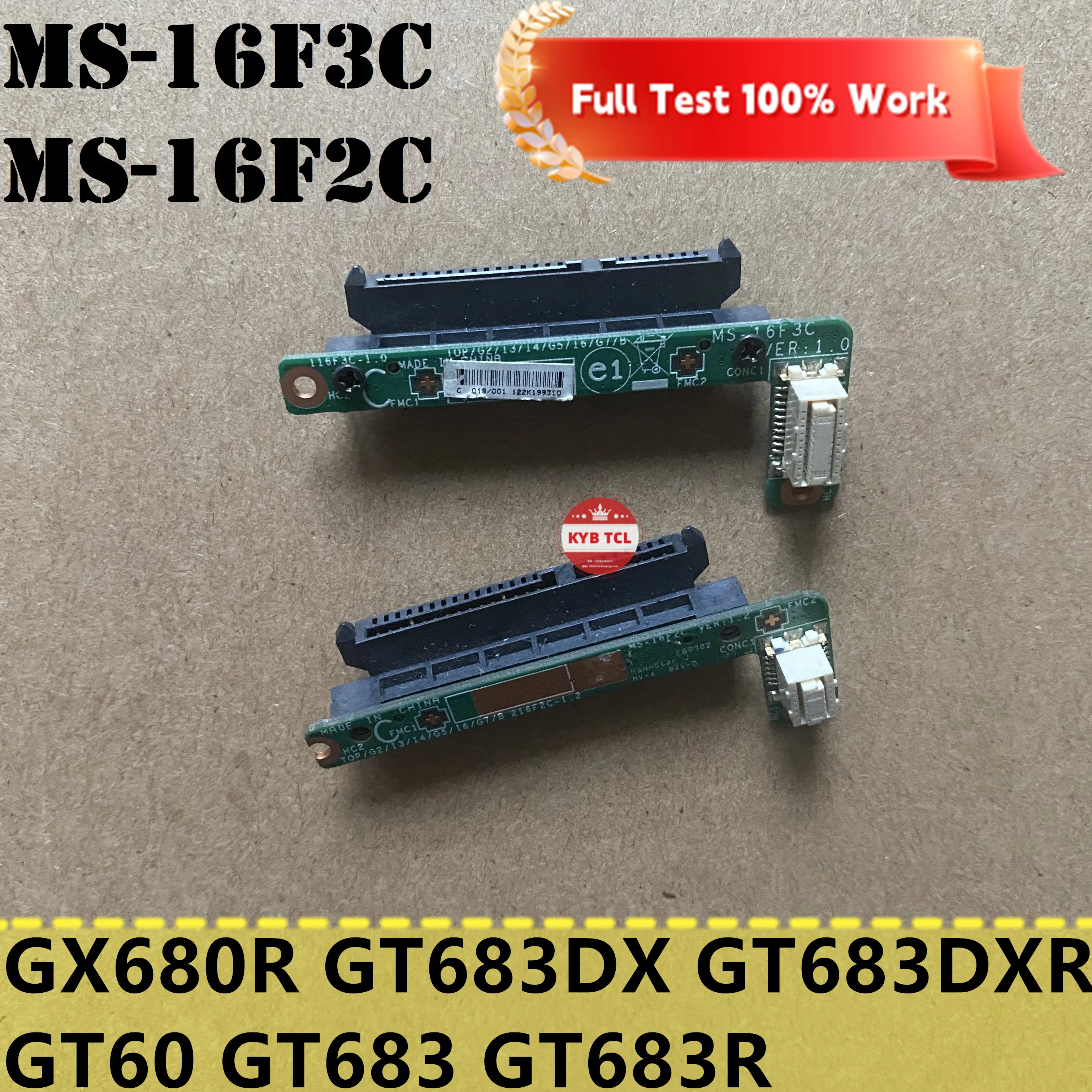 

Laptop SATA HDD Hard Drive Connector Board For MSI GX680R GT683DX GT683DXR GT60 GT683 GT683R Notebook MS-16F3C MS-16F2C Notebook