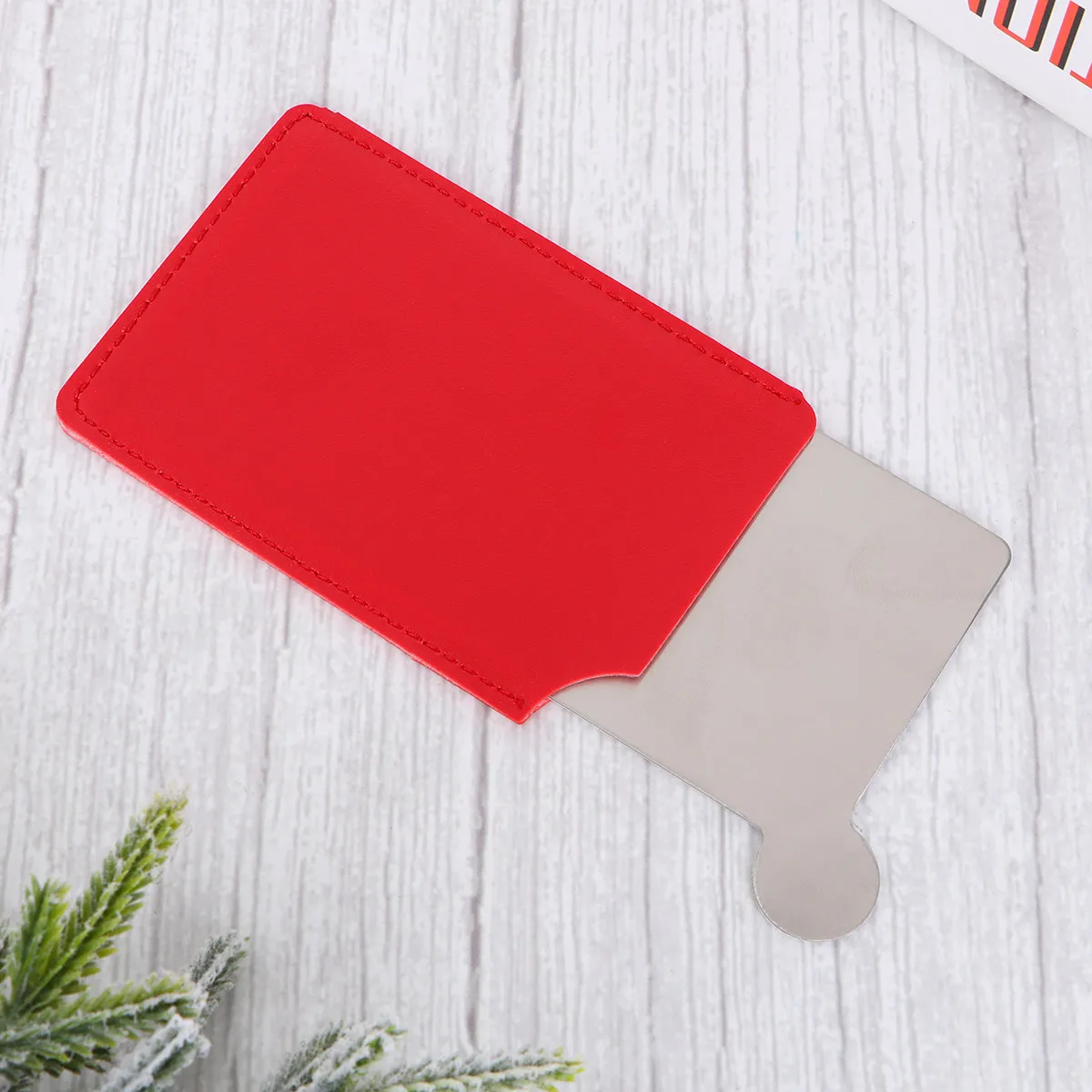 

5Pcs Makeup Mirror Portable Compact Mirror with Storage Case Multi-Use Card Holder Stylish Thin Design for Women