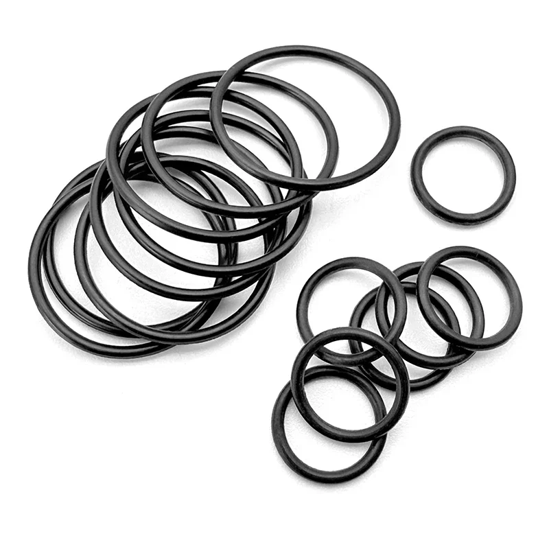 20/50/100Pcs NBR O Ring CS 0.5mm Nitrile Butadiene Rubber Oil Resistant Wear-resistant Gasket for Engine Oil Passages
