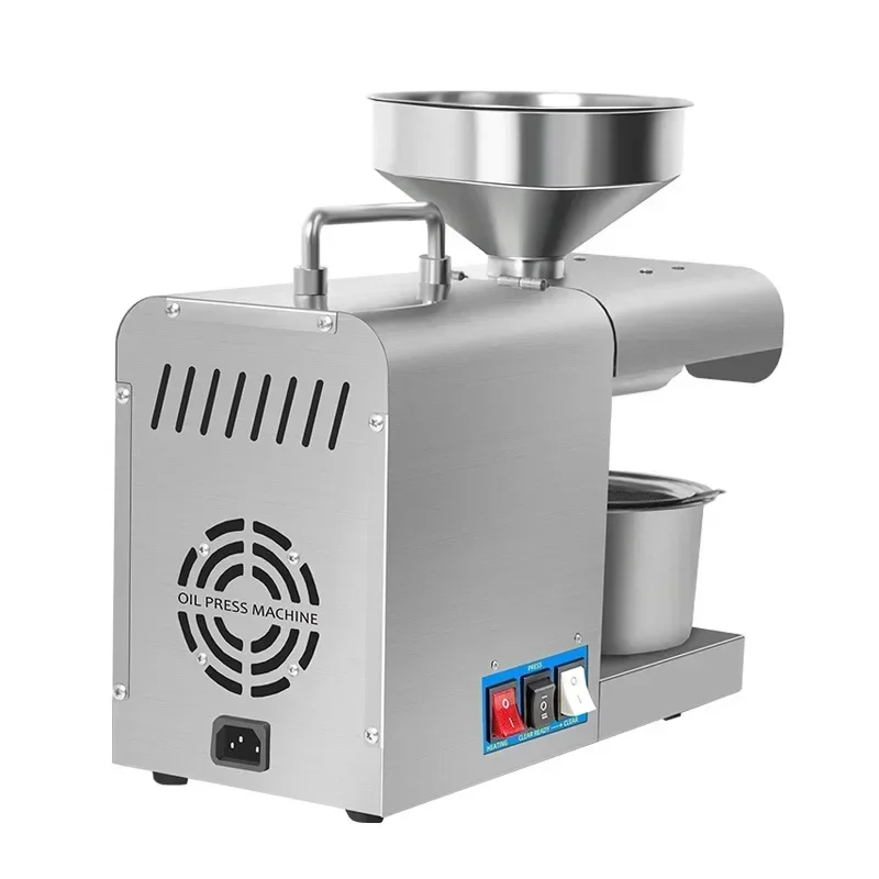 RG-311/RG-312 Hot and Cold Oil Press Stainless Steel Intelligent Temperature Control Oil Press Linseed Olive Kernel  220V/110V