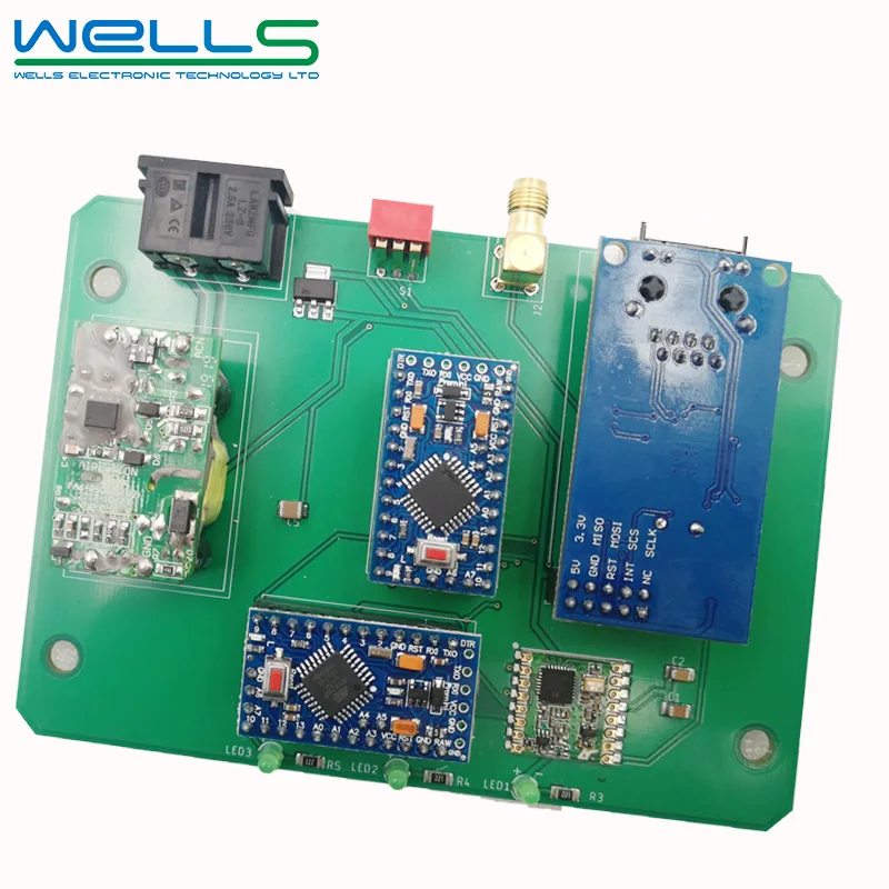 Smart home pcb remote control channel printed circuit boards assembly One-stop in Shenzhen pcb & pcba oem assembly manufacturer