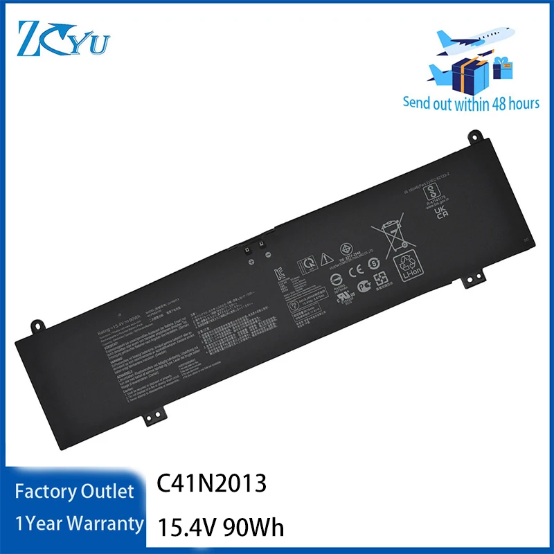 

C41N2013 Battery For ASUS ROG Zephyrus G533Q G533 G713 G733 GU603 GX703 15.4V 90Wh