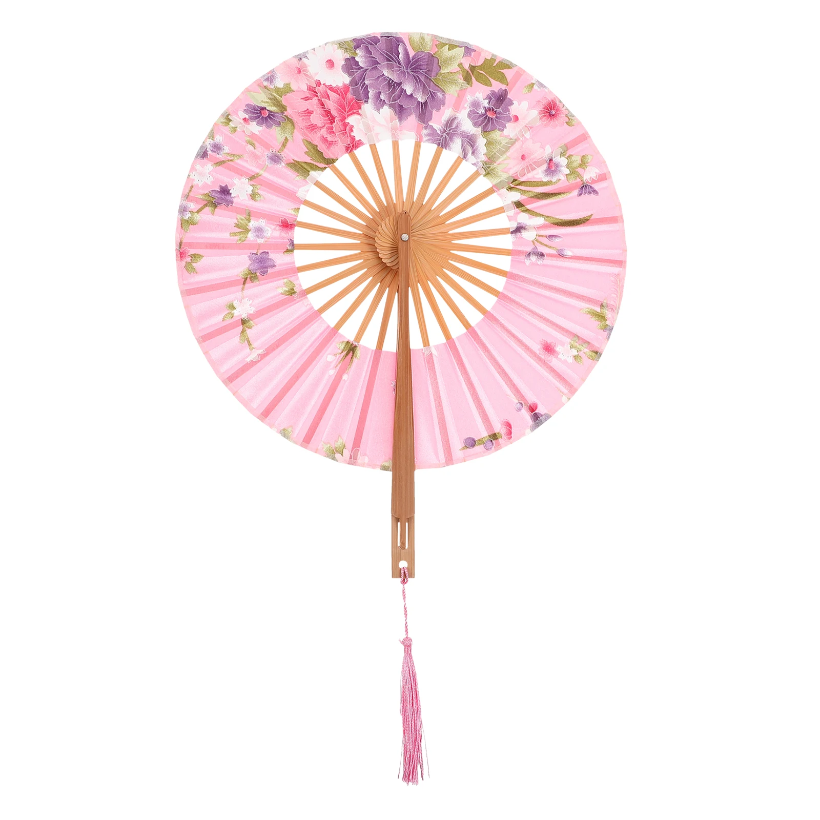 

4Pcs Folding handled Fans Decorative Chinese Party Bamboo Handheld Ancient Retro Style Dancing Photography Travel