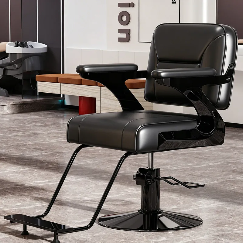 #Luxury Premium Barber Chair Elegant Aesthetic Unique Design Barber Chair Simple Modern Sgabello Estetista Salon Furniture