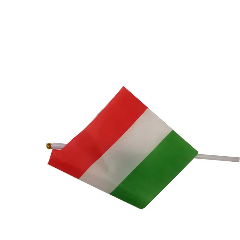 Bandera de Hungría pequeña 14x21 cm para agitar a mano - imagen 3