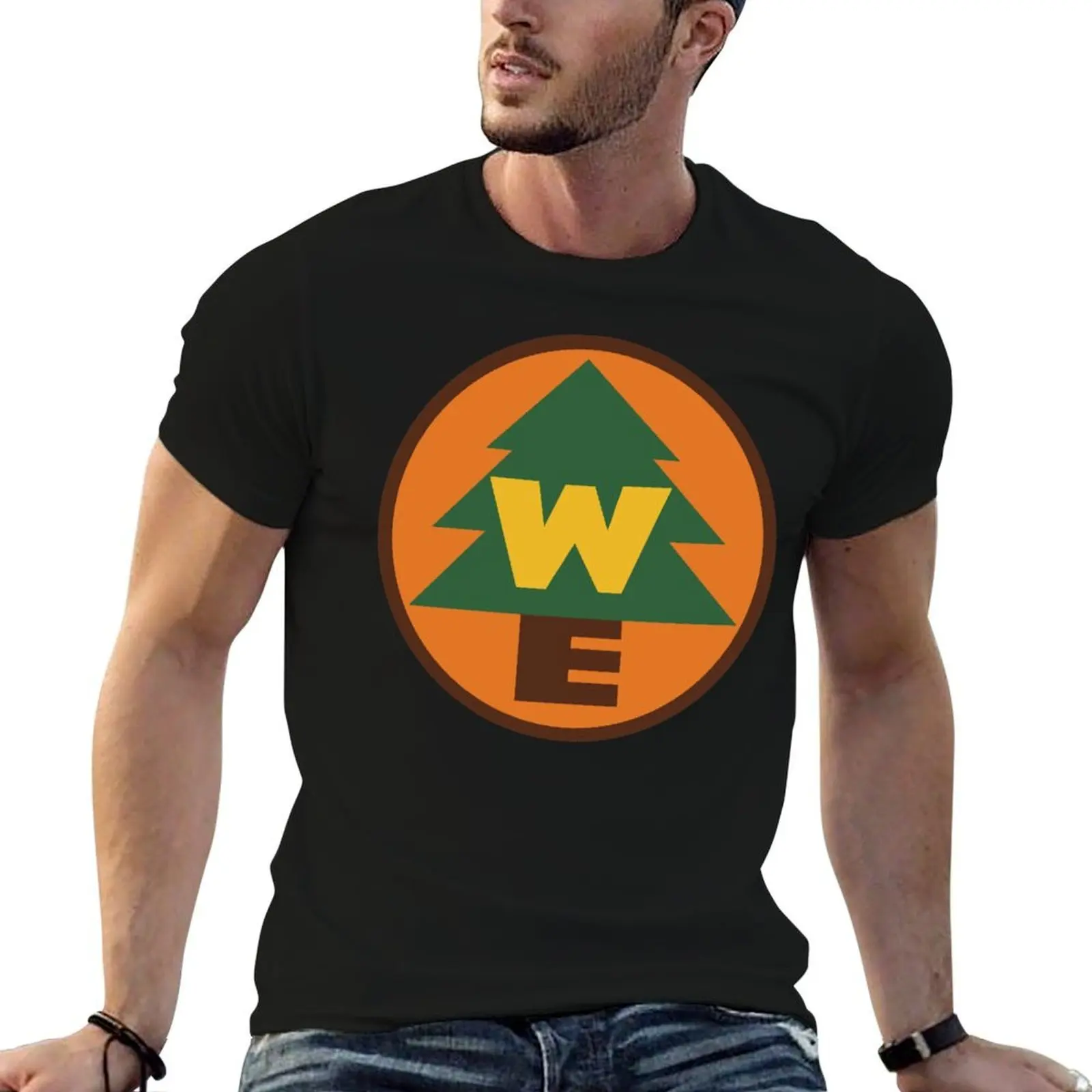 T-shirt pour homme « Devenez explorateur de la nature sauvage », t-shirts graphiques pour homme, t-shirt décontracté pour homme