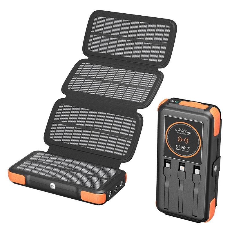 

Оптовая продажа портативного солнечного зарядного устройства Power Bank светоизлучающий диод световая панель 18000 мАч 20000 мАч