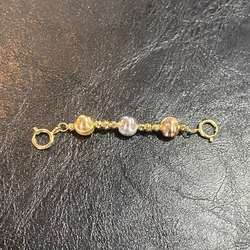 순수 18k 골드 파인 주얼리 DIY 파인딩 목걸이 팔찌 연장 체인, Au750 주얼리 액세서리, 걸쇠가 달린 연장 체인