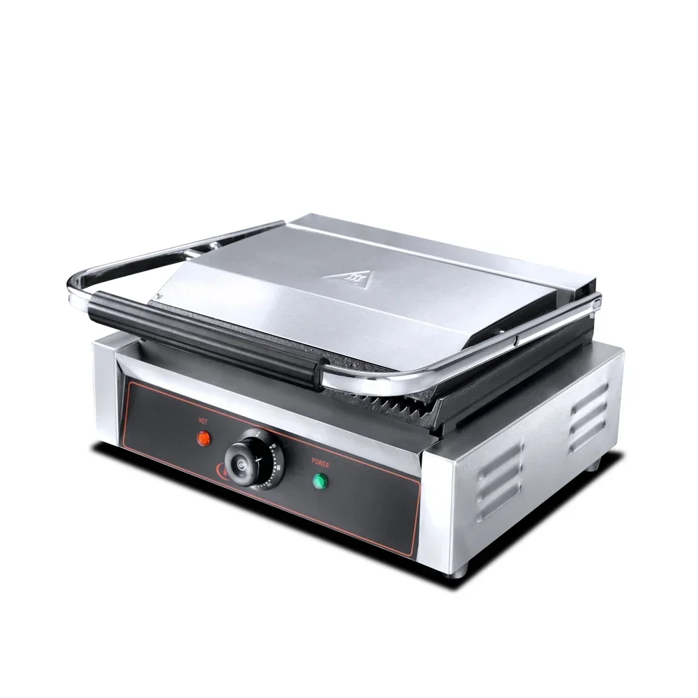 For Commercial Electric Contact Grill Sandwich and Beef Toasting Machine