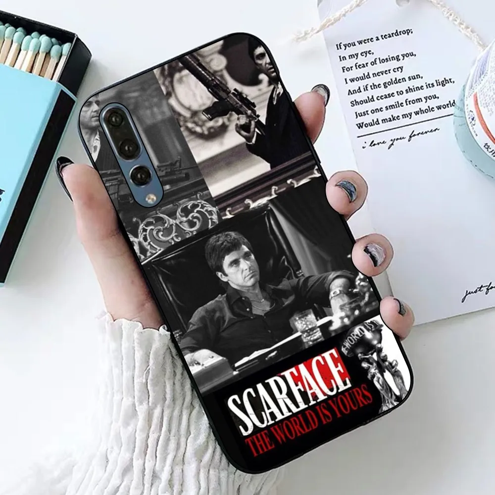 Film Scarface Phone Case For Huawei Honor 10 lite 9 20 7A pro 9X pro 30 pro 50 pro 60 pro 70 pro plus