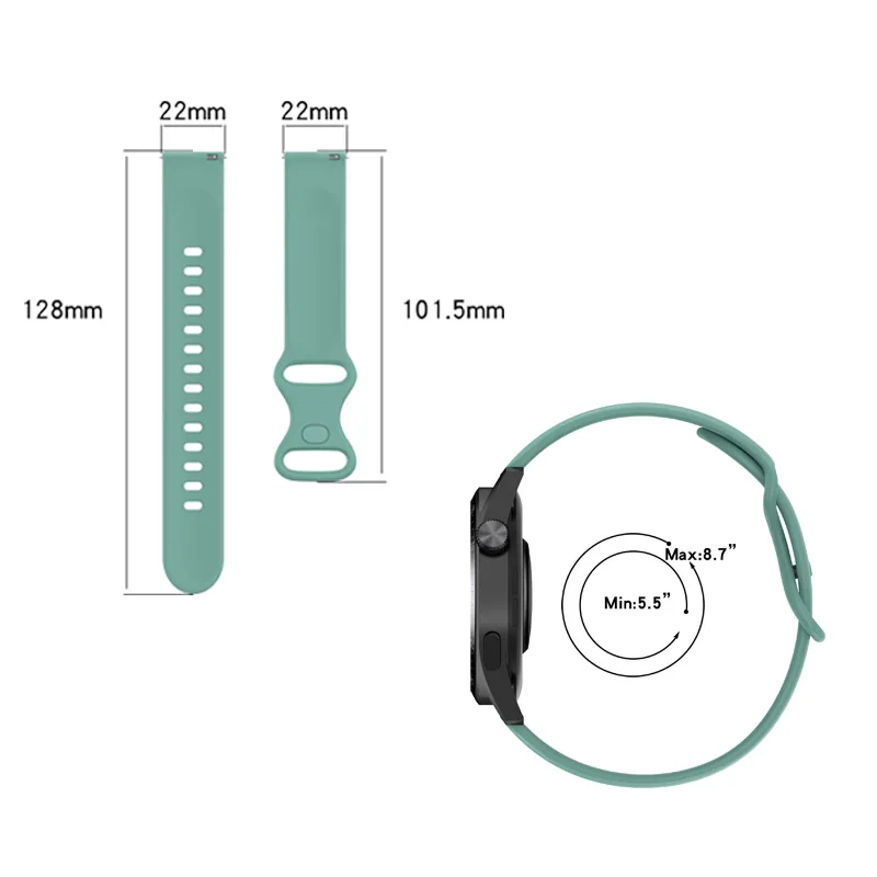 20 مللي متر 22 مللي متر لينة حزام ساعة سيليكون الفرقة ل Garmin Venu SQ Forerunner 245 متر 645 متر معصمه ل Vivoactive 3 سوار Correa