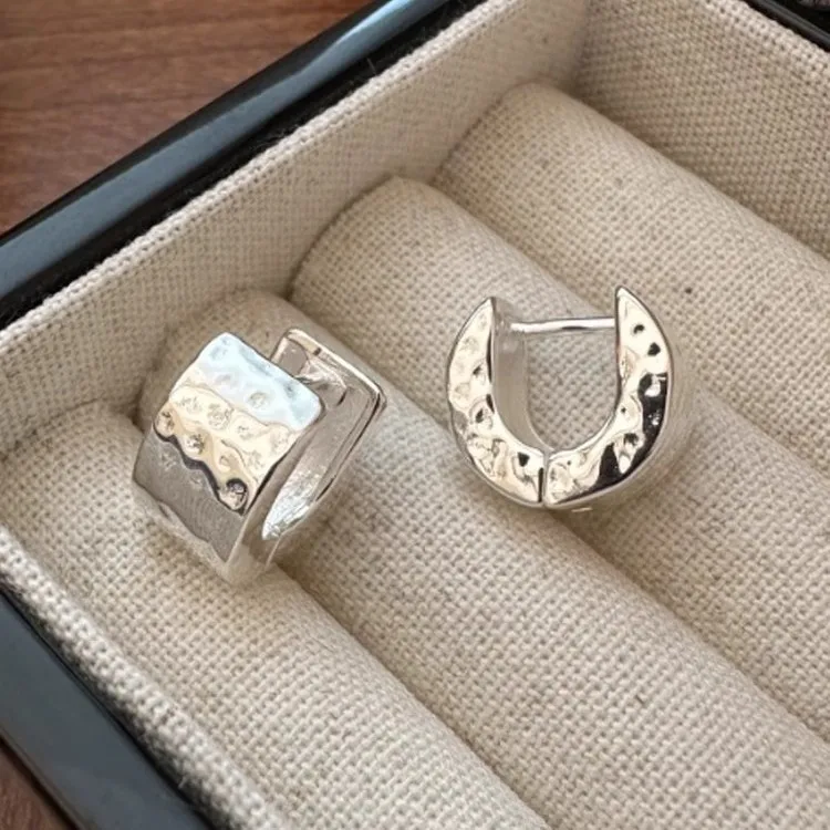 

Серьги из стерлингового серебра 925 пробы для женщин, модные круглые квадратные серьги, ювелирные изделия, предотвращающие аллергию, аксессуары для вечеринок, подарок