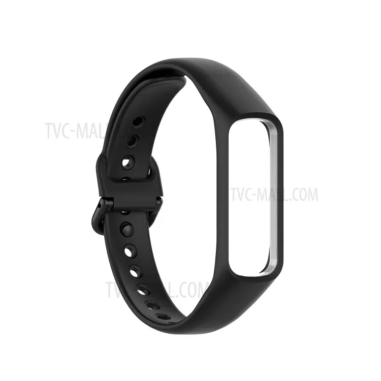 

Silicone Smart Watch Band Strap Bracelet Replacement Strap for Samsung Galaxy Fit-e SM-R375 - Black