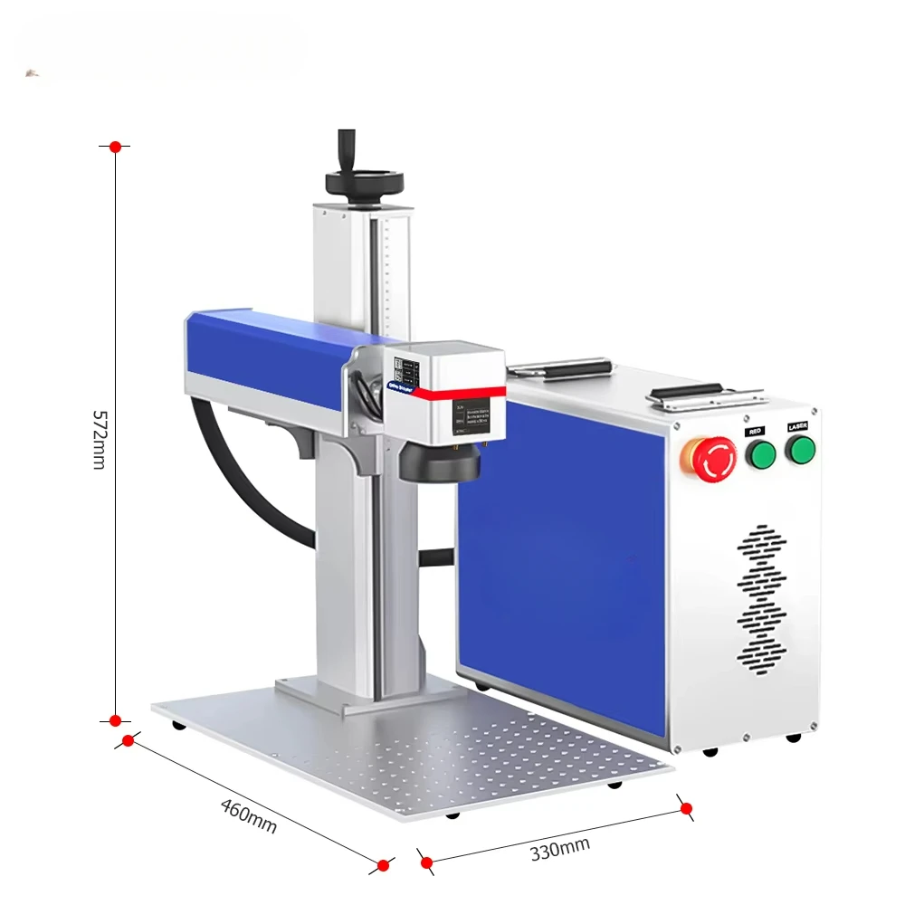 50W Jewelry Stainless Steel Fiber Laser 20W Marking Machine for Sale Metal