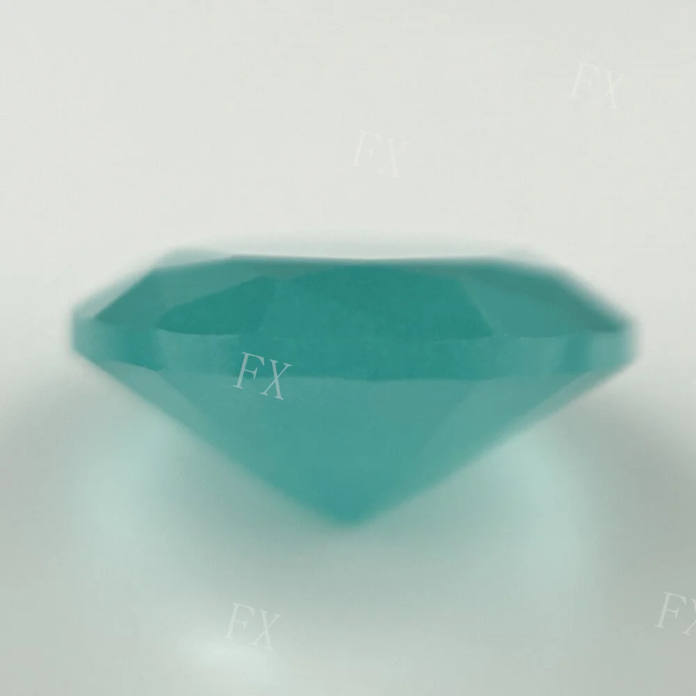 Perle di vetro rotonde 10 ~ 50 pz/lotto 1.0 ~ 12mm verde traslucido sciolto taglio brillante vetro gemme sintetiche pietra per gioielli