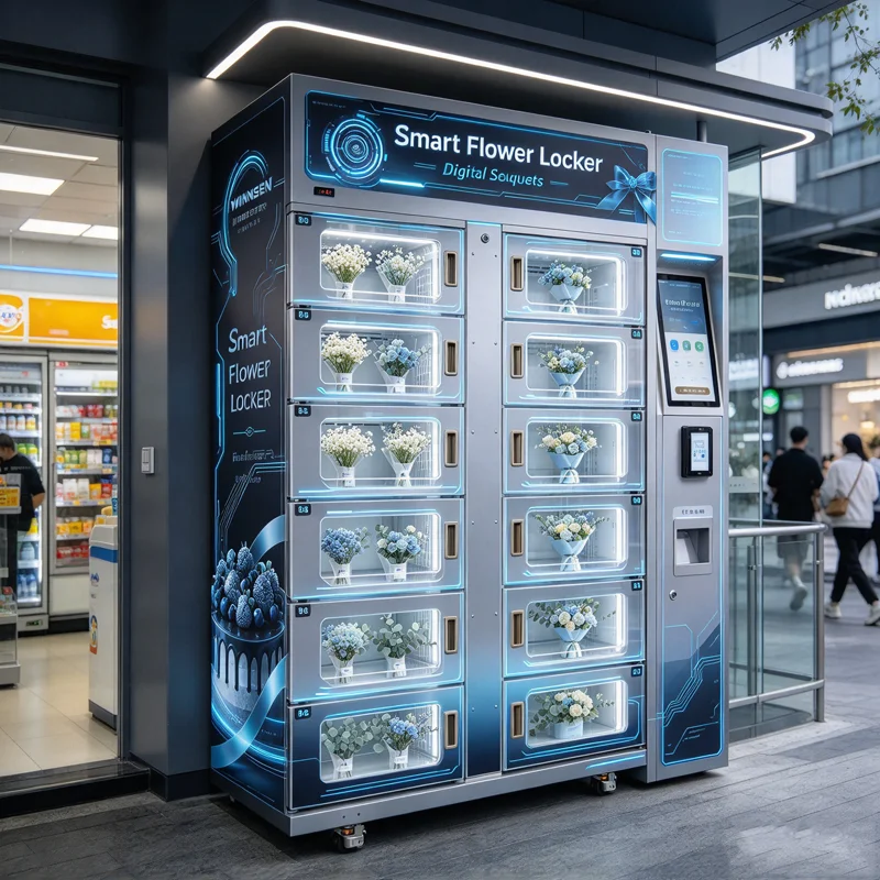 Smart Locker Intelligent Locker System for Farm Fresh Produce Eggs Berries Flowers Customized