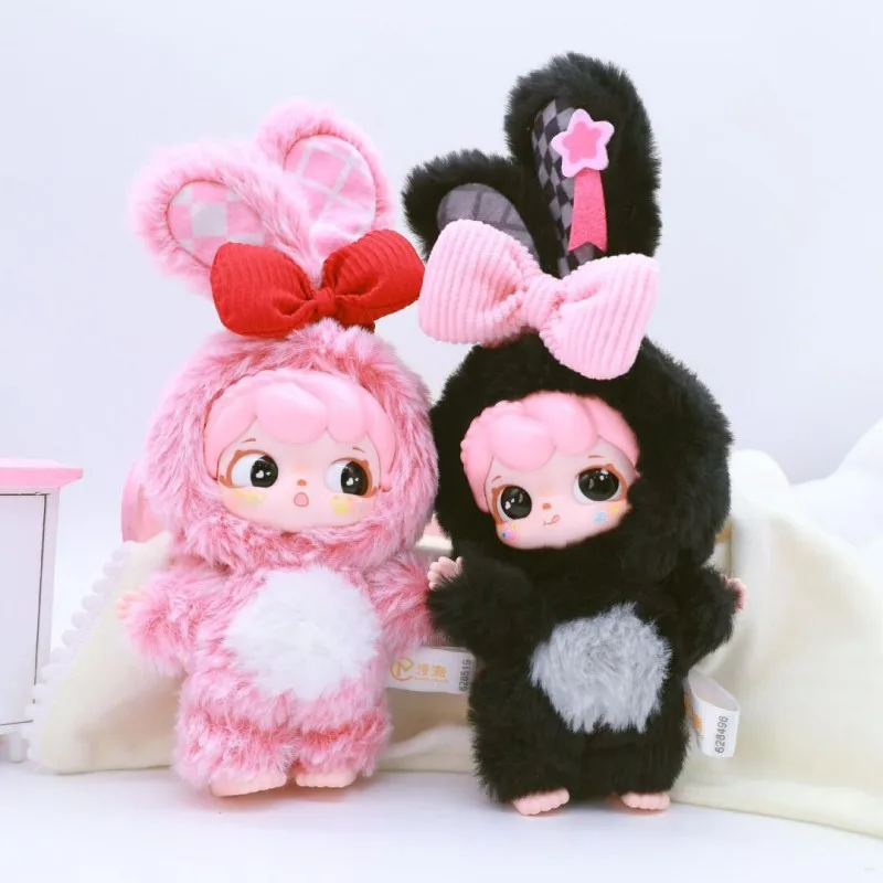 

MAN CHAO KAKA Dopamine Bunny Series, плюшевая слепая коробка, милый кролик, загадочная коробка, сумка, подвеска, брелок-сюрприз, коллекционные игрушки, подарки