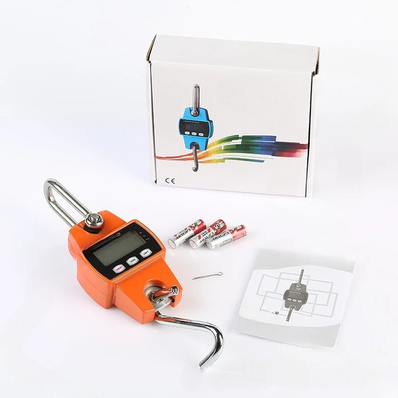 رافعة إلكترونية محمولة 300 كجم ميزان صناعي خاص بخطاف معدني #2